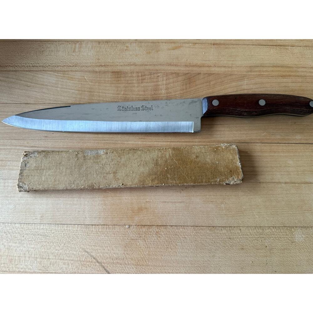 Stainless Steel 9" Kitchen Full-Tang Knife